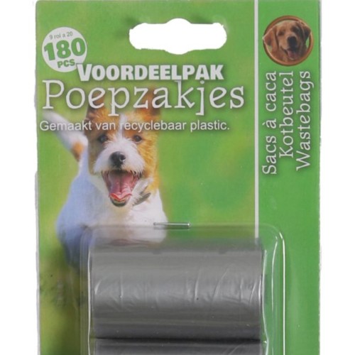 Boon ECO Poepzakjes 9 rollen - Grijs