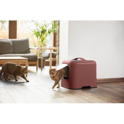 Rotho Kattentoilet Biala - Iron Red