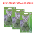 Kattenspeelgoed Kattenkruid Catnip Ballen - 3 stuks