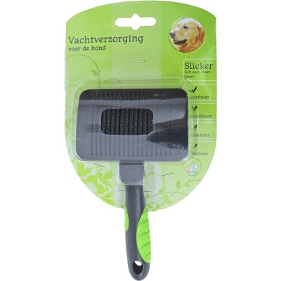 Hondenborstel Slicker Soft Easy Clean - 2 maten
