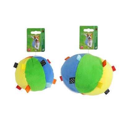 Hondenspeelgoed Strandbal met Piep - 12 cm
