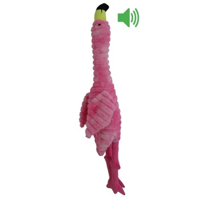 Hondenspeelgoed Corduroy - Ferry Flamingo 125cm