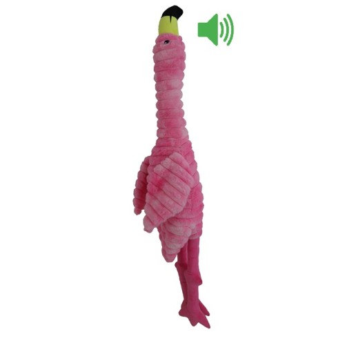 Hondenspeelgoed Corduroy - Ferry Flamingo 125cm