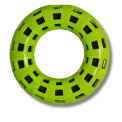 Hondenspeelgoed TPR Crinkle Ring - Groen 16cm