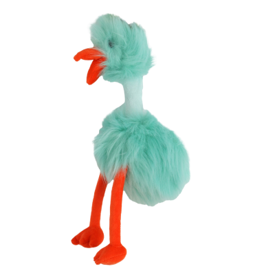 Hondenspeelgoed Fluffy Bird met Piep - Blauw
