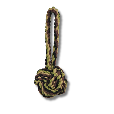 Hondenspeelgoed Touwbal met Lus Camouflage - 50 cm