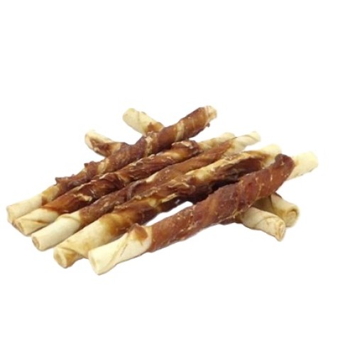 Kauwstick Natuurlijk met Eend - 12cm 6st.