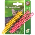 Kattenspeelgoed Springveer 4 st. - 10 cm