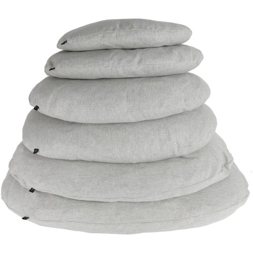 Boon Ligkussen Ovaal met Rits - Lichtgrijs 6 maten