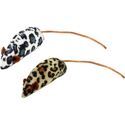 Kattenspeelgoed Muizen Safari - 2 stuks