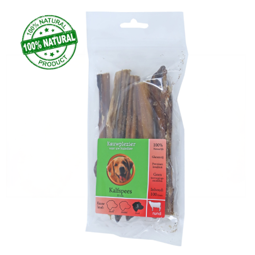 Hondensnack Natuurlijk Kalfspees - 100 gram