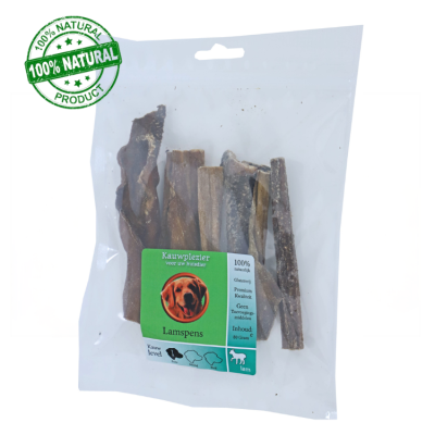Hondensnack Natuurlijk Lamspens - 80gr