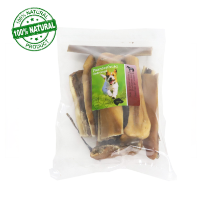 Hondensnack Natuurlijk Paardenhuid Gedroogd - 250gr