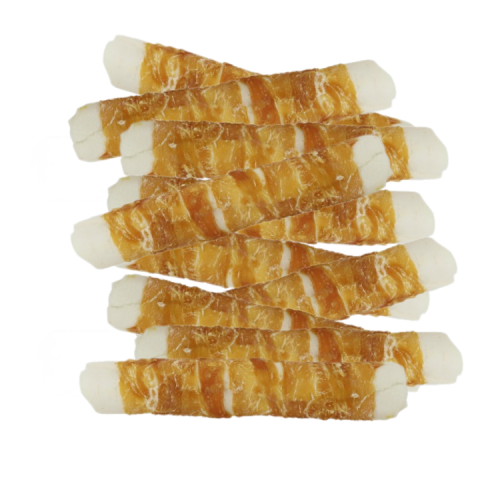 Hondensnack Retriever Roll met Kip - 20cm