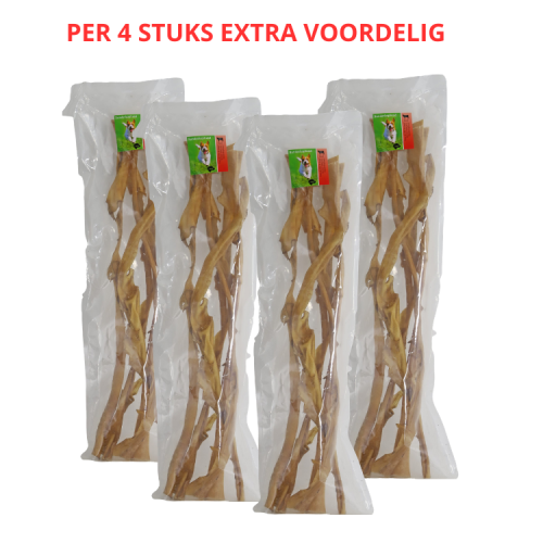 Hondensnack Runderkophuid - 6 x 70 cm