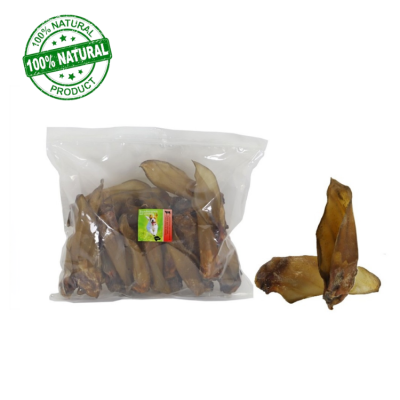 Hondensnack Natuurlijk Runderoren met Schelp - 25 stuks