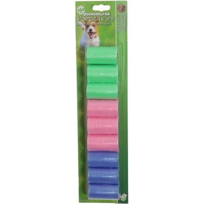 Boon ECO Poepzakjes 9 rollen - Pastel