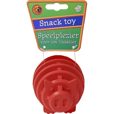 Hondenspeelgoed Rubber Snack Toy - Varken 8cm Hondenspeelgoed Rubber Snack Toy - Varken 8cm