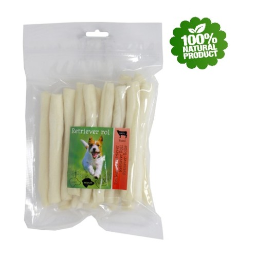 Hondensnack Natuurlijk Retriever Rolls 15cm - 15 stuks
