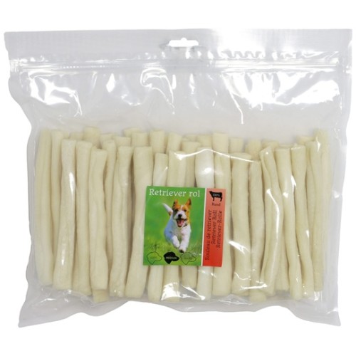 Hondensnack Natuurlijk Retriever Rolls 15cm - 50stuks