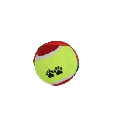 Tennisbalhouder Rood met Tennisbal - 6cm