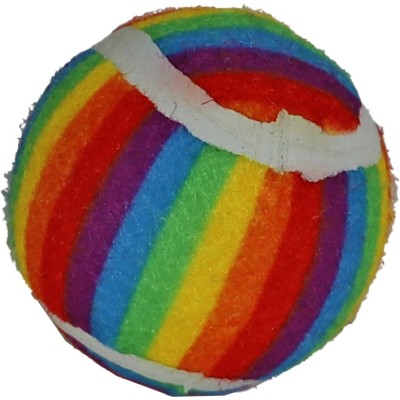 Hondenspeelgoed Rainbow Tennisballen 3st - M 6,4cm