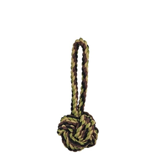 Hondenspeelgoed Touwbal met Lus Camouflage - 50 cm