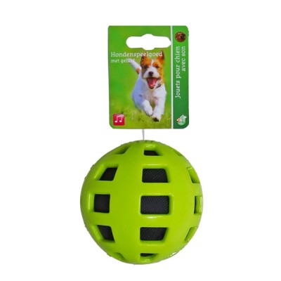 Hondenspeelgoed TPR Crinkle Bal - Groen 9cm