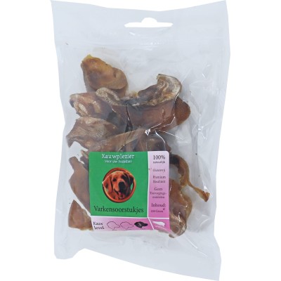 Hondensnack Varkensoor Stukjes - 200 gram