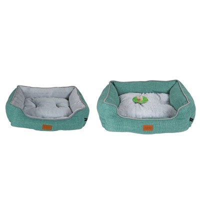 Boony Divan Linnenlook Groen - 50 cm