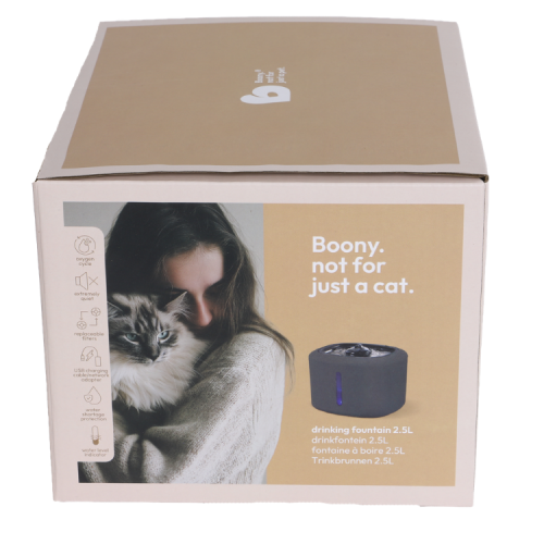 Drinkfontein Aquabella 2.5ltr - Anthracite