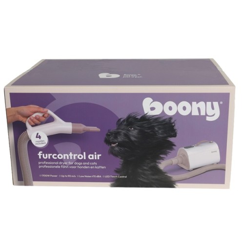 Boony FurControle Air Föhn - 4 opzetstukken