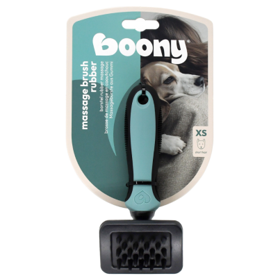 Boony Hond Massage Borstel Rubber - XS