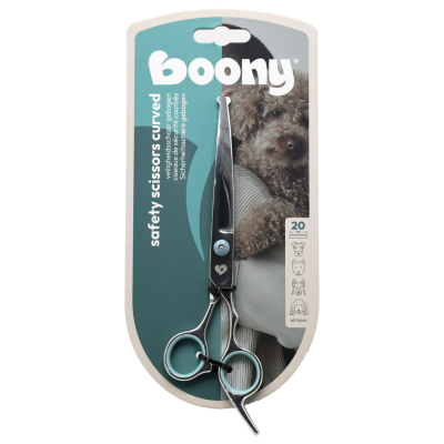 Boony Hond Veiligheidsschaar - Gebogen 20cm