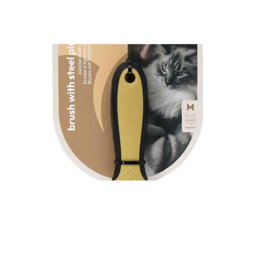 Boony Kat Borstel Stalen Pennen - M