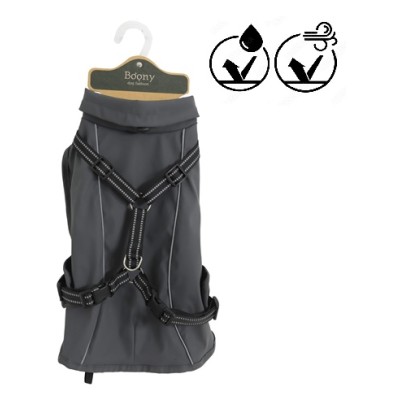 Boony Regenjas met Tuig Storm - Antraciet 7 maten