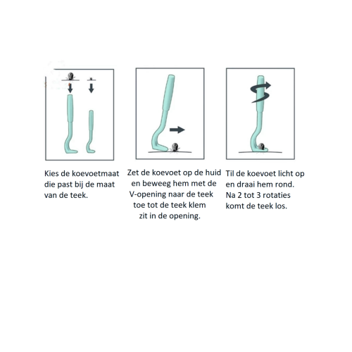 Boony Teken Koevoet Set á 3 stuks