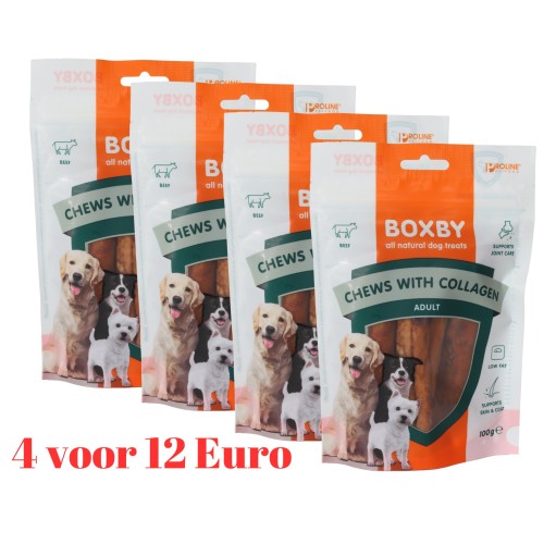 Boxby Collageen Chews - 4 voor 12 euro