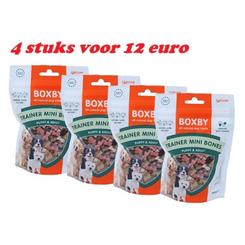 Boxby Trainers Mini Bones - 4 voor 12 euro