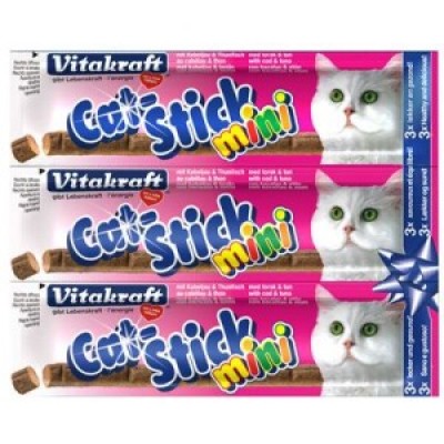 Vitakraft Cat-stick Mini Kabeljauw/Tonijn - 3 stuks