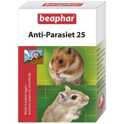 Beaphar Anti-parasiet 25 Knaagdier - 2 pip