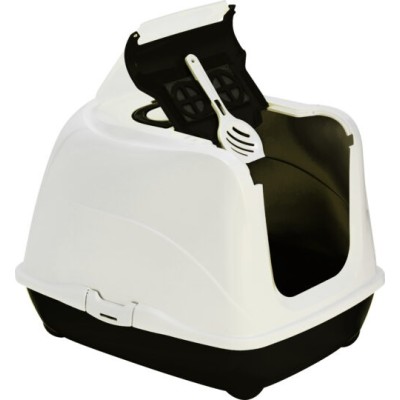 Kattentoilet Flip Cat Jumbo - Zwart 57cm