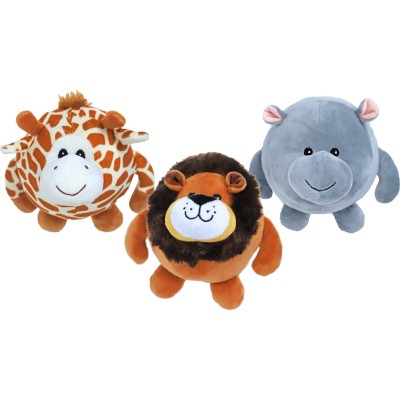 Hondenspeelgoed Pluche Bal Safari - Assorti