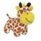 Hondenspeelgoed Pluche Giraffe - 20cm