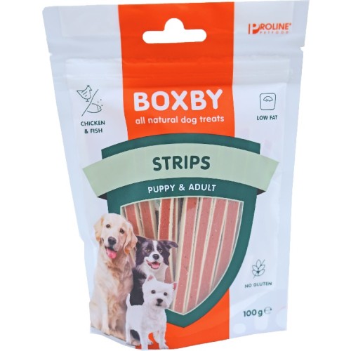 Boxby Strips Vis/Kip - 4 voor 10 euro