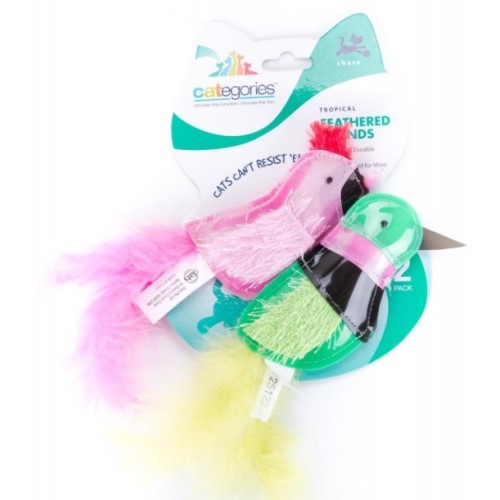Categories Kattenspeelgoed - Feathered Friends Tropical