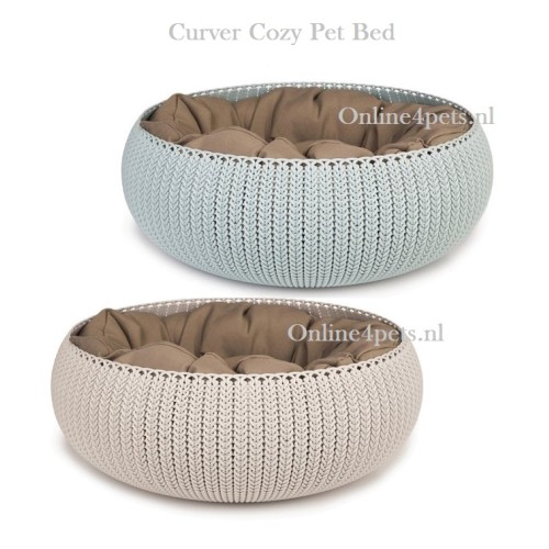 Curver Cozy Pet Bed - Creme