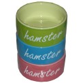 Voer/Drinkbak Steen Hamster - 3 kleuren