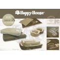 Happy House Blokkussen Dakota Bruin - 2 maten