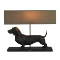 Happy House Lamp Teckel - Zwart